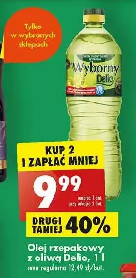 Biedronka Olej rzepakowy wyborny oferta