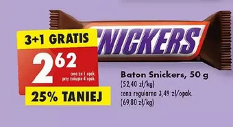 Biedronka Baton snickers oferta