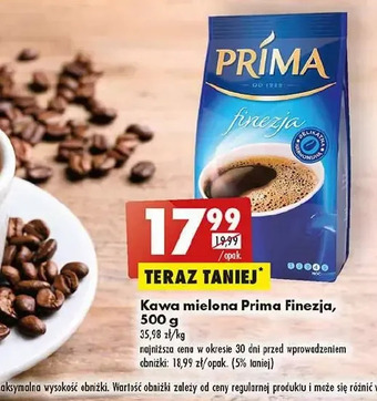 Biedronka Kawa cafe prima finezja oferta