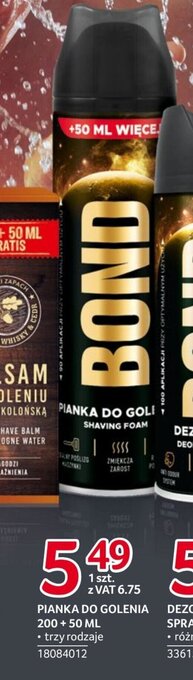 Selgros PIANKA DO GOLENIA 200 + 50 ML oferta