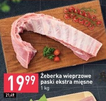 Stokrotka Żeberka wieprzowe paski ekstra mięsne 1 kg oferta