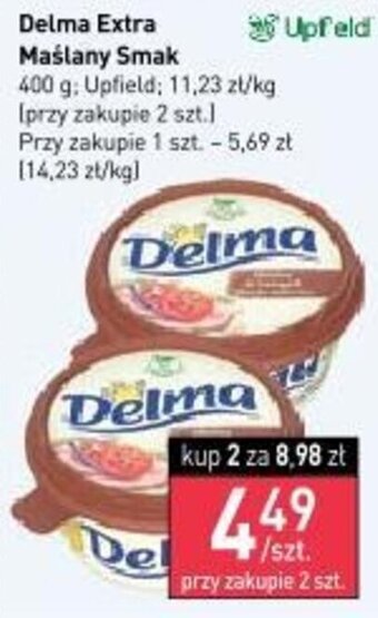 Stokrotka Delma Extra Maślany Smak 400 g: Upfield oferta