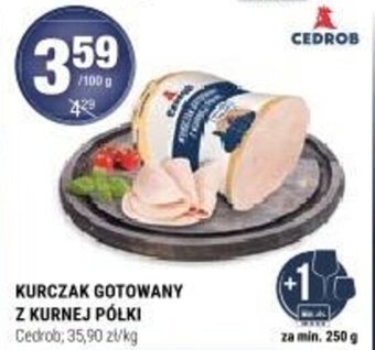 Stokrotka KURCZAK GOTOWANY Z KURNEJ PÓŁKI Cedrob; 100g oferta