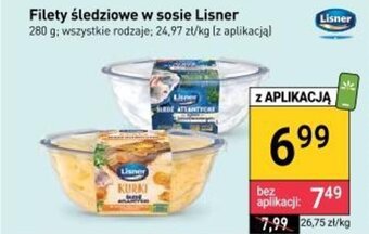 Stokrotka Filety śledziowe w sosie Lisner 280 g oferta
