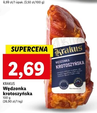Lidl KRAKUS Wędzonka krotoszyńska 100g oferta