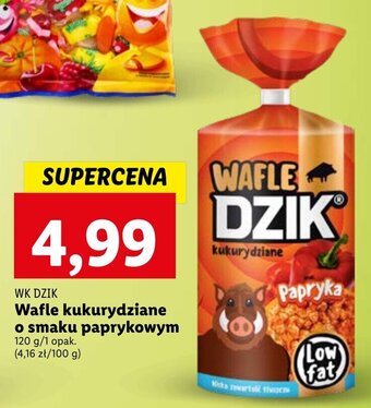Lidl WK DZIK Wafle kukurydziane o smaku paprykowym 120g oferta