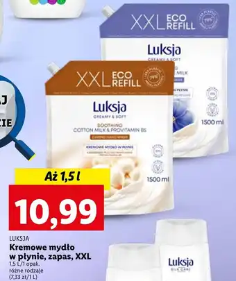 Lidl LUKSJA Kremowe mydło w płynie, zapas, XXL oferta