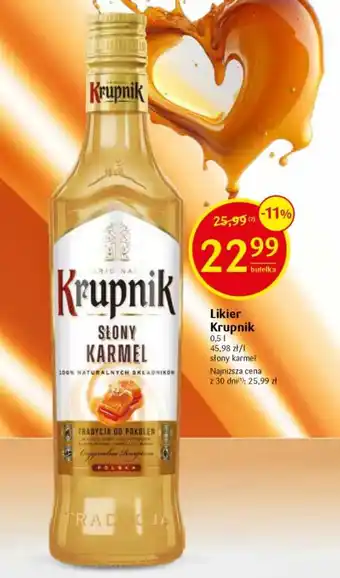 Delikatesy Centrum Wódka krupnik słony karmel 0.5l oferta