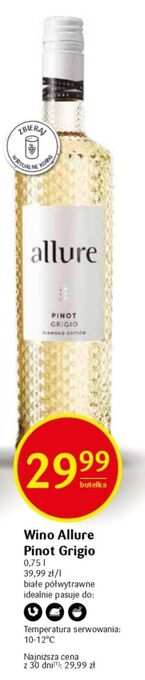 Delikatesy Centrum Wino allure pinot grigio oferta