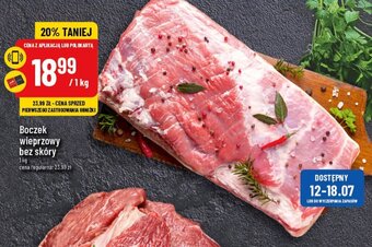 Polomarket Boczek wieprzowy bez skóry 1 kg oferta