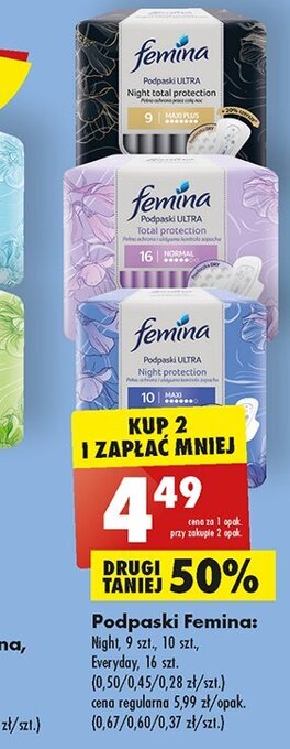 Biedronka Tampony normal oferta
