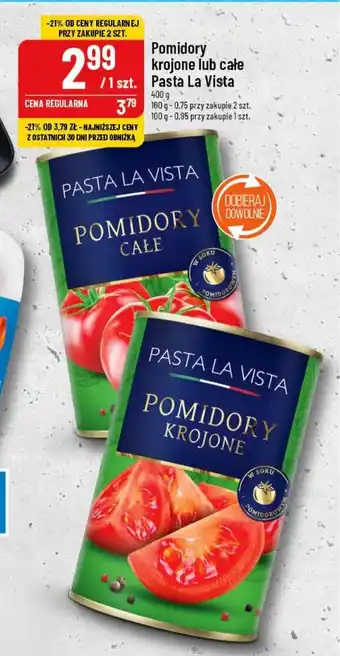 Polomarket Pomidory krojone lub całe Pasta La Vista 400 g oferta