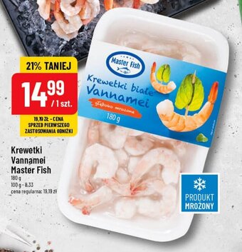 Krewetki Vannamei Master Fish 180 g