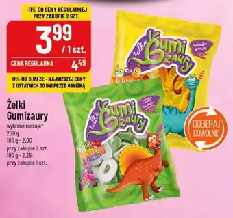 Polomarket Żelki Gumizaury 200 g oferta