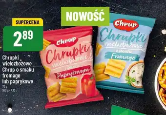 Polomarket Chrupki wielozbożowe Chrup o smaku fromage lub paprykowe 70 g oferta