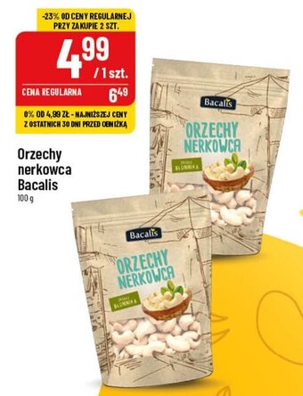 Polomarket Orzechy nerkowca Bacalis 100 g oferta