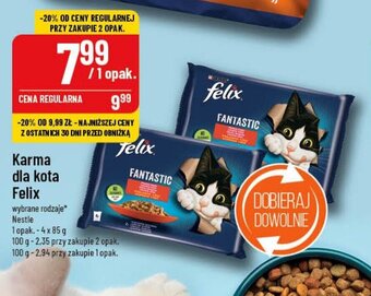 Polomarket Karma dla kota Felix 4 x 85 g oferta