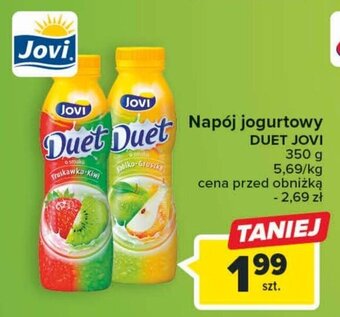 Carrefour Market Napój jogurtowy DUET JOVI 350 g oferta