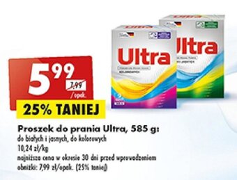 Biedronka Proszek do prania Ultra, 585 g oferta