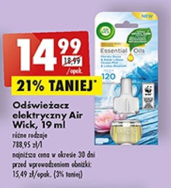 Biedronka Odświeżacz elektryczny Air Wick, 19 ml oferta