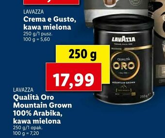 Lidl Qualità Oro Mountain Grown 100% Arabika, kawa mielona oferta