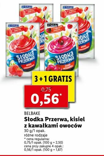 Słodka Przerwa, kisiel z kawałkami owoców
