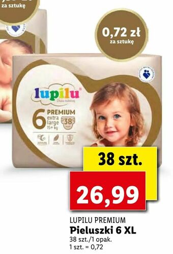 Lidl Pieluszki 6 XL oferta