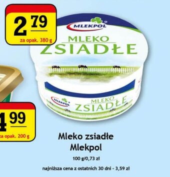 Gram Market Mleko zsiadłe Mlekpol 380g oferta