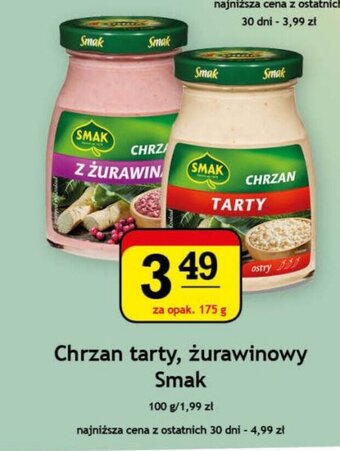 Gram Market Chrzan tarty, żurawinowy Smak 175g oferta