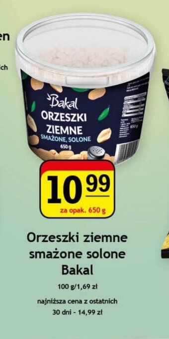 Gram Market Orzeszki ziemne smażone solone Bakal 650g oferta