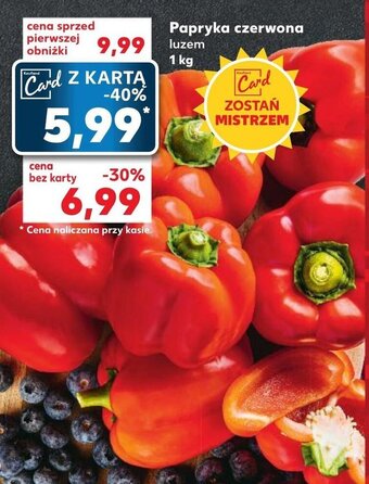 Kaufland Papryka czerwona luzem 1 kg oferta