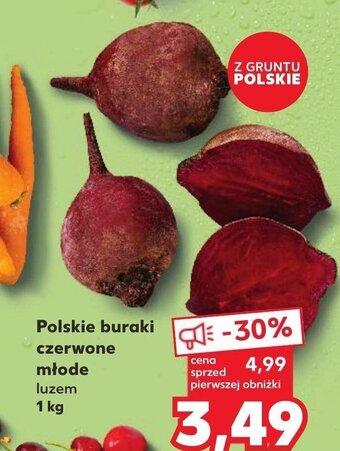 Kaufland Polskie buraki czerwone młode luzem 1 kg oferta