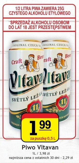 Gram Market Piwo Vltavan 0,5l oferta
