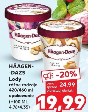 Kaufland Häagen-Dazs Lody 420/460ml oferta