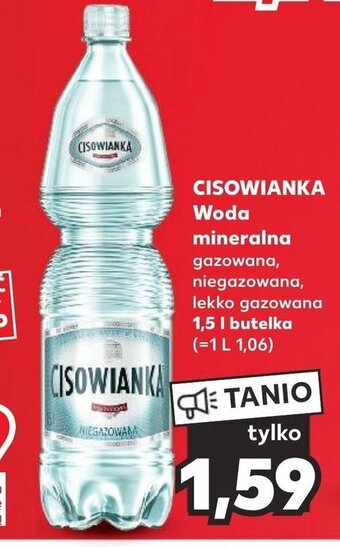 Kaufland CISOWIANKA Woda mineralna 1,5l oferta