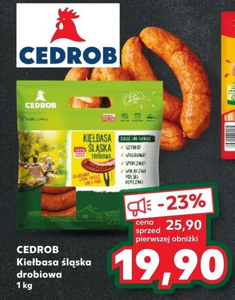 Kaufland CEDROB Kiełbasa śląska drobiowa 1 kg oferta