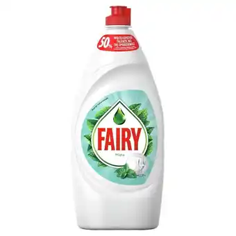 Społem Fairy aromatics miętowy płyn do mycia naczyń  zapewniającą lśniąco czyste naczynia 850ml oferta