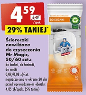 Biedronka Ściereczki mr magic oferta