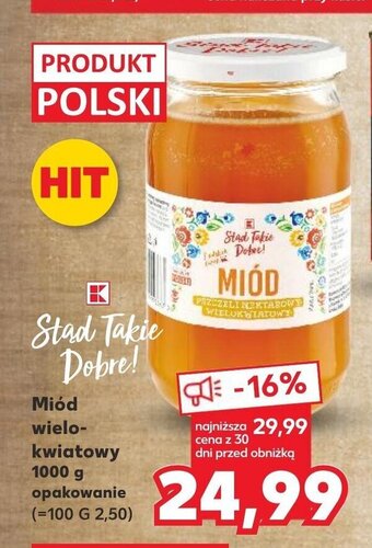 Kaufland Miód wielokwiatowy 1000g oferta