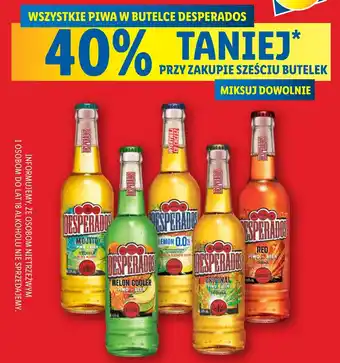 Lidl WSZYSTKIE PIWA W BUTELCE DESPERADOS oferta