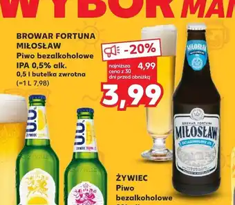 Kaufland BROWAR FORTUNA MIŁOSŁAW Piwo bezalkoholowe IPA 0,5% alk. oferta