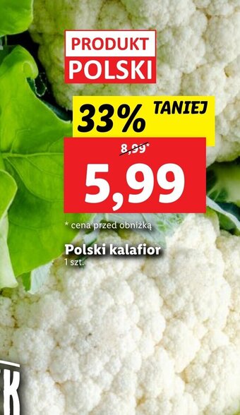 Lidl Polski kalafior oferta