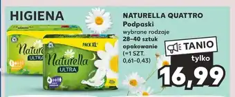 Kaufland NATURELLA QUATTRO Podpaski 28-40 sztuk opakowanie oferta