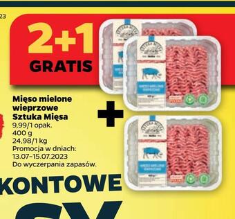 Netto Mięso mielone wieprzowe sztuka mięsa oferta