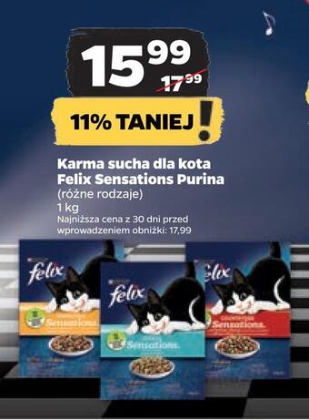 Netto Karma sucha dla kota felix sensations purina oferta