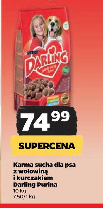Netto Karma sucha dla psa z wołowiną i kurczakiem darling purina oferta