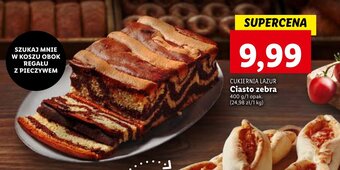Lidl CUKIERNIA LAZUR Ciasto zebra 400 g oferta
