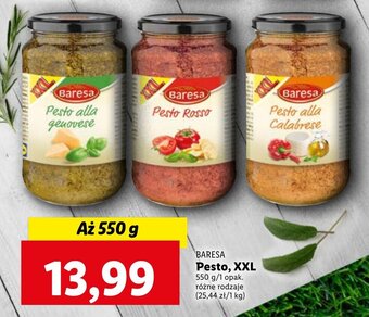 Lidl BARESA Pesto, XXL 550 g oferta