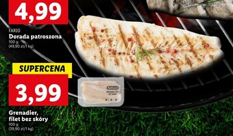 Lidl Grenadier, filet bez skóry 100 g oferta