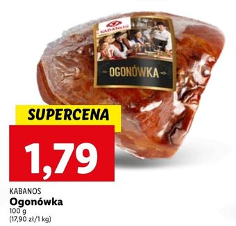 Lidl KABANOS Ogonówka 100g oferta